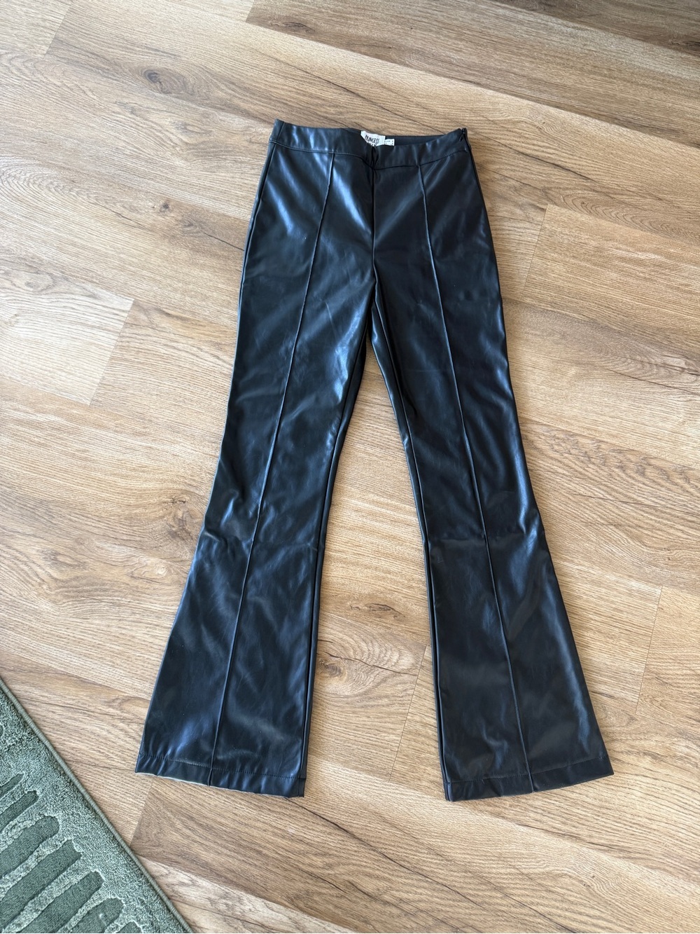 Princess Polly Black Faux Leather Pants